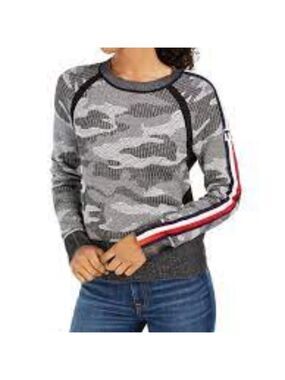 Tommy Hilfiger Women's Camo Jacquard Sweater
